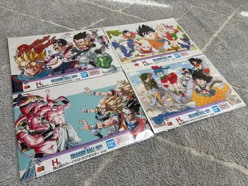 드래곤볼 40주년 기념 1번 복권 H상 포스터 4장 세트