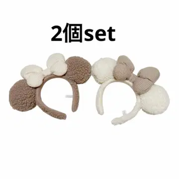 디즈니랜드 보아 머리띠 2세트 미니 크리스마스