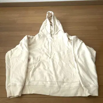 BEAMS BOY 후드 부착 후드티 S 화이트