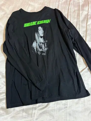 Billie Eilish 그래픽 T셔츠 L 사이즈 블랙