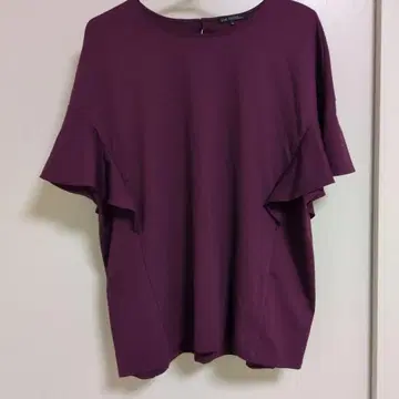 23구 46 빅 사이즈 레이온 티셔츠 퍼플