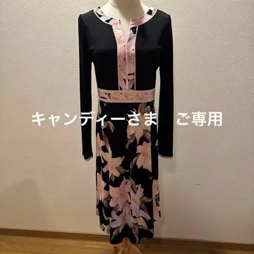 최근 미사용에 가까운 레오나르 엘레강트한 칸칸 원피스