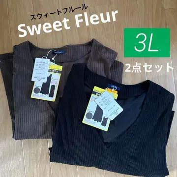 새상품 3L 코듀로이 점프 스커트 여성용 빅 사이즈 플러스 사이즈