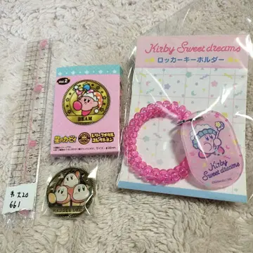 커비 락카 키링 리프 메달 세트