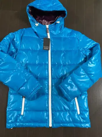 여성용 다운 코트 사이즈 M 터콰이즈 블루