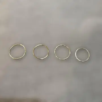 todayful Thin Ring 4Set (Silver925 )