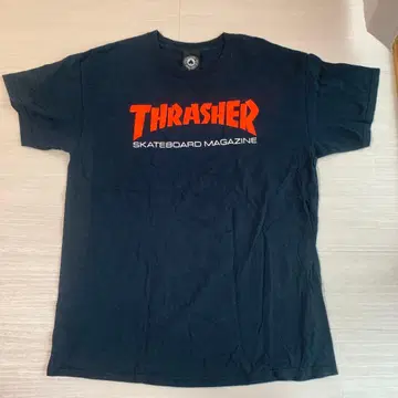 THRASHER 00s 스페이스 택 T셔츠 블랙