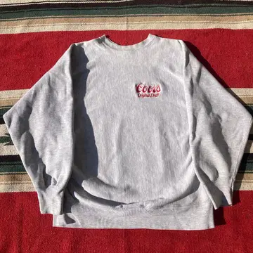 챔피온 리버스 위브 xl 80s 트리코 태그 그레이 coors