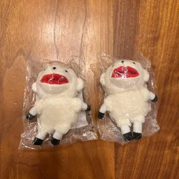 2개 세트 헤벨하우스 마스코트 라무군 핸드폰 클리너 라무군 스트랩