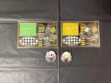 스파이 교실 엘르 아네트 아크릴 스탠드, 핀 배지 세트