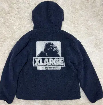 XLARGE 보아 블루종 보아 자켓 후드티 네이비 M