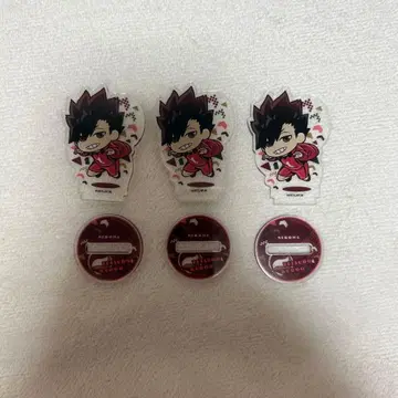 하이큐 쿠로오 아크릴 스탠드 3개 세트