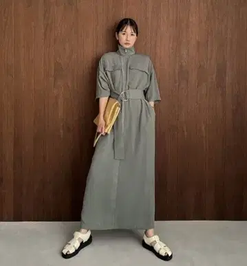 HALF ZIP MILITARY ONE PIECE CLANE