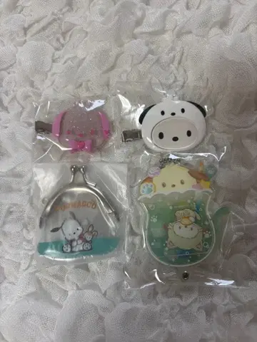 산리오 캐릭터즈 포차코 4개 세트