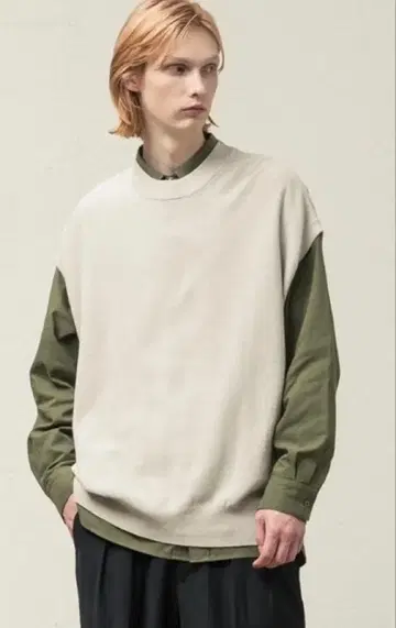 SLICK 사슴 무늬 오버 사이즈 베스트