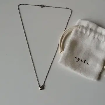 agete 목걸이 플라티나 실버