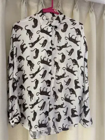 nach 긴팔 패턴 셔츠