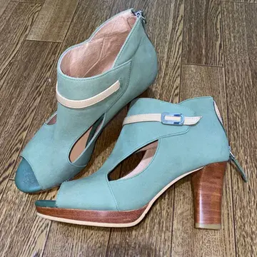 언타이틀 숏 부츠 샌들 그린