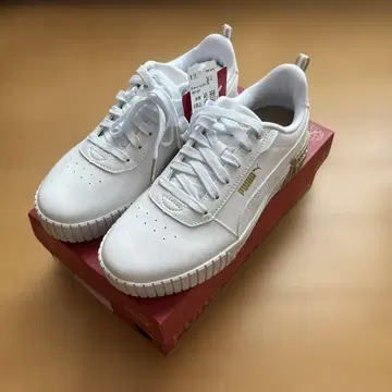 미사용 새상품 PUMA 푸마 캐리나 2.0 메탈릭 드림 스니커즈
