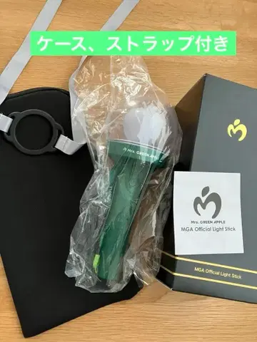 케이스, 목걸이 스트랩 포함! 미세스 그린애플 라이트 스틱 사과봉