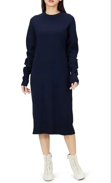 mila owen 울 블렌드 크루넥 니트 원피스
