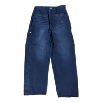 NO MASS PROD 009VTG DIRTY BAGGY JEANS