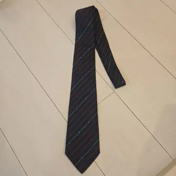 dunhill 네이비 스트라이프 넥타이