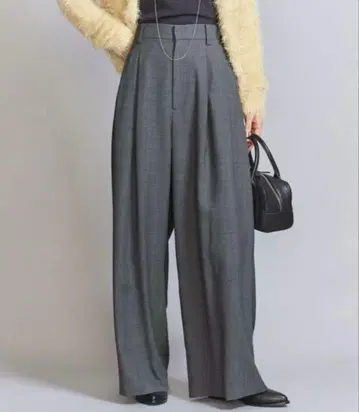 BEAUTY&YOUTH 턱 와이드 팬츠