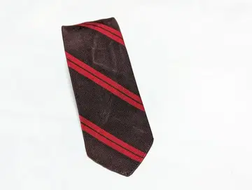 50s 빈티지 브룩스브라더스 넥타이 브라운 스트라이프