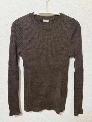 IENA 6x3 리브 크루넥 풀오버