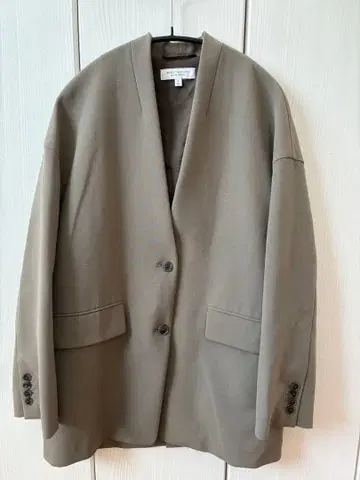 BEAUTY&YOUTH TR 와이드 노카라 자켓