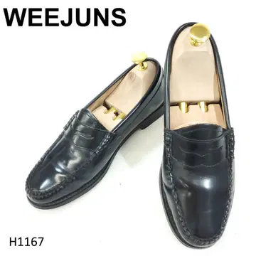 G.H. Bass Weejuns 코인 로퍼 라운드토 블랙 EU38