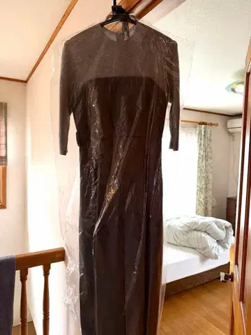 FRAY ID 니트 도킹 원피스