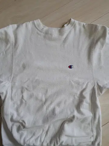 Champion Reverse Weave 맨투맨 화이트