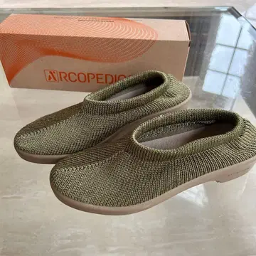 A'RCOPEDICO 스트레치 니트 신발 25cm 카키