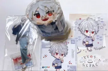 니지산지 쿠츠하 극락탕 모찌코로링 봉제인형 마스코트 아크릴 스탠드 특전