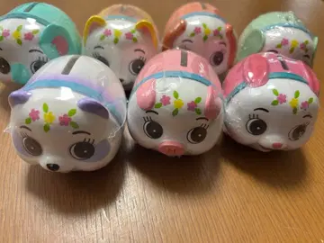 돼지 저금통 외 가챠가챠 7개 세트