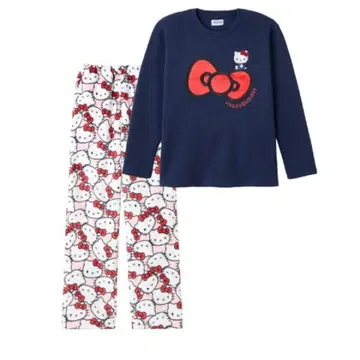 새상품 헬로키티 상하의 룸웨어 파자마 M 완판템