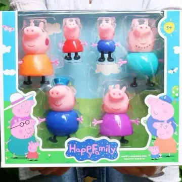 Peppa pig 페파피그 완구 피규어 6개 박스 포함
