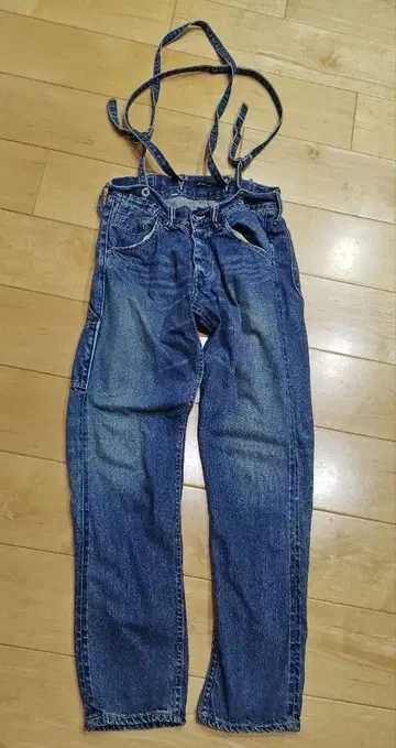 Johnbull 젬블 서스펜더 워크 팬츠 AP538