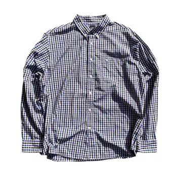 90s DOCKERS 버튼 다운 긴팔 셔츠 깅엄 체크