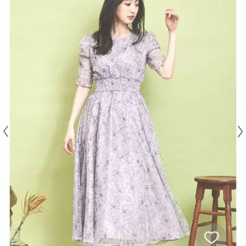 노엘라 플라워 프린트 튤 원피스