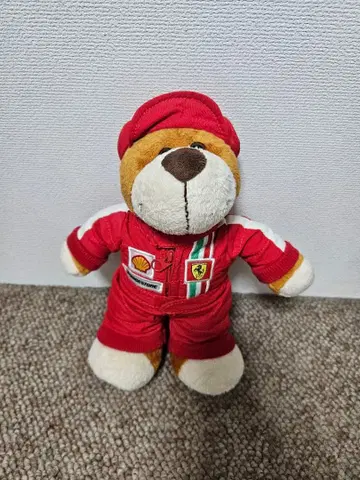 페라리 베어 봉제 인형 F1 곰