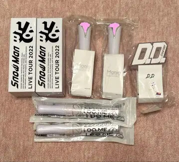 SnowMan 응원봉 7개 세트 묶음 판매