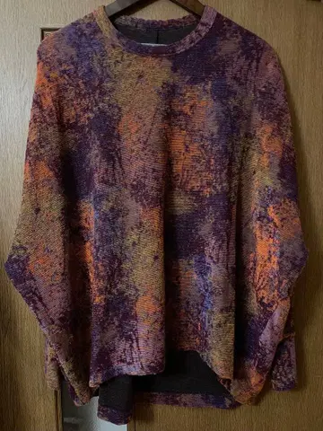 SHAREEF 돌먼 풀오버 오렌지/퍼플 S