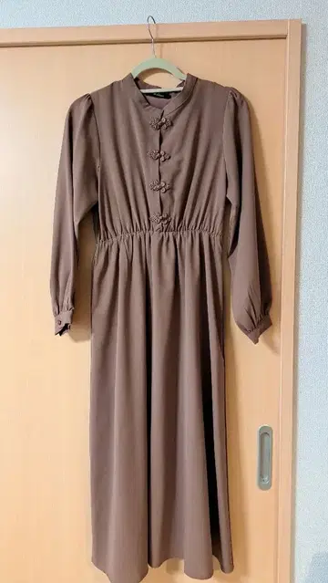 더블 클로젯 롱 원피스 차이나 원피스