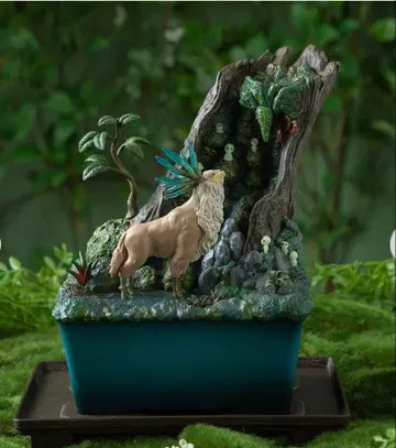 지브리 모노노케 히메 워터 가든 BONSAI 월야의 숲