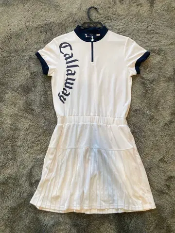 캘러웨이 여성용 골프 반팔 원피스 M