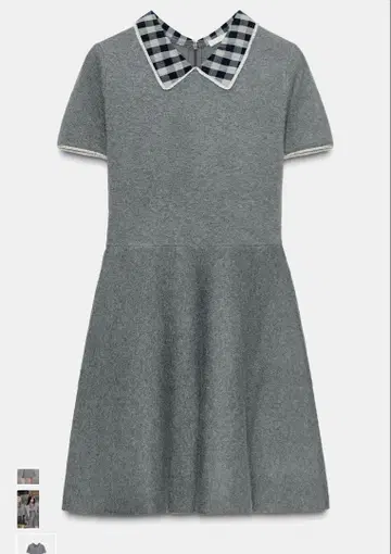 zara 콤비 옷깃 원피스