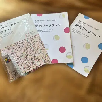 색채 기능 퍼스널 컬러 검정 배색 워크북 세트